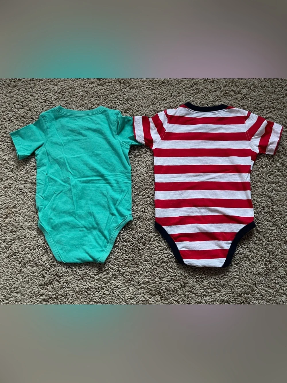 Bundle of 2 Baby Boy Bodysuits – Size 18 Months